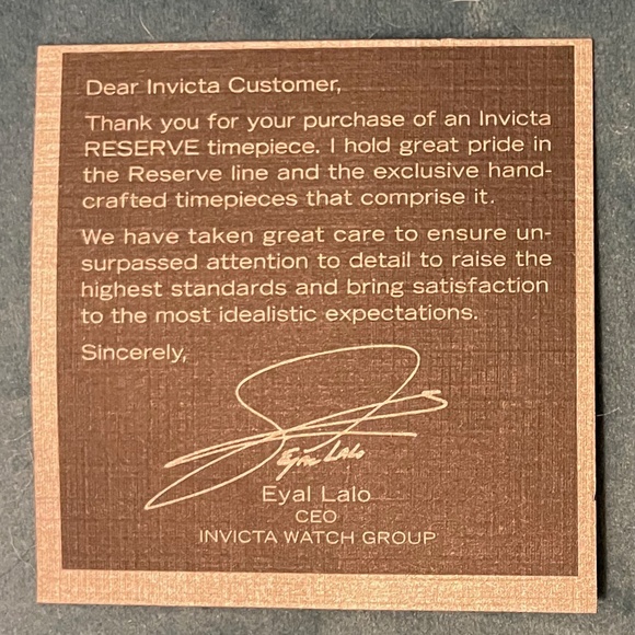 Mens Invicta Reserve Watch Black and Silver - Picture 7 of 12